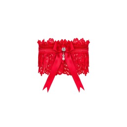 Jarretiére rouge Amor Cherris Taille unique Jarretiére rouge Amor Cherris Taille unique