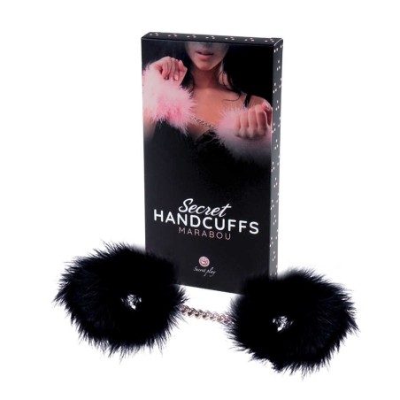 Menottes plumes secret play - Noir Taille unique - Secret Play - Masque Menottes plumes secret play - Noir Taille unique - Secret Play - Masque