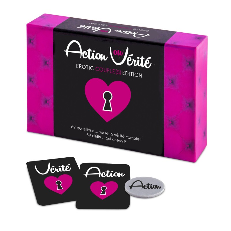 Jeu Action ou Vérité - Erotic Couple(s) Taille unique - Tease & Please - Jeu Action ou Vérité - Erotic Couple(s) Taille unique - Tease & Please -