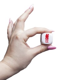 Dé Kamasutra Gay - Blanc et rouge Taille unique - Secret Play -