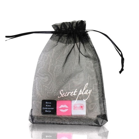 Jeu de 3 dés érotiques Secret Play Taille unique - Secret Play - Jeu de 3 dés érotiques Secret Play Taille unique - Secret Play -