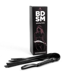 Fouet de bondage noire - Secret play - BDSM collection Taille unique