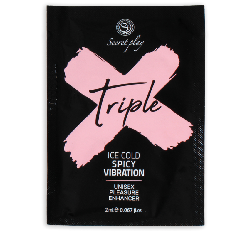 SECRETPLAY - UNIDOSE TRIPLE X INTENSIFICATEUR DE PLAISIR SECRETPLAY - UNIDOSE TRIPLE X INTENSIFICATEUR DE PLAISIR