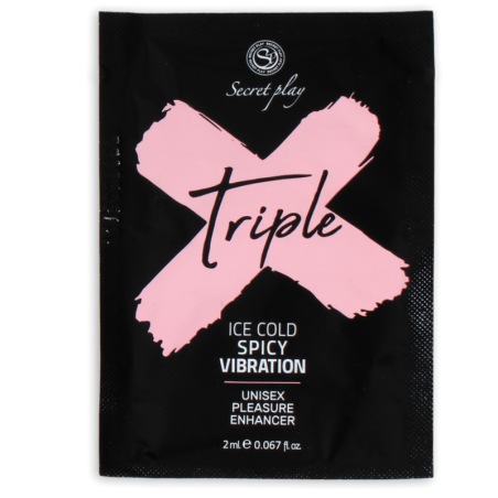 SECRETPLAY - UNIDOSE TRIPLE X INTENSIFICATEUR DE PLAISIR SECRETPLAY - UNIDOSE TRIPLE X INTENSIFICATEUR DE PLAISIR