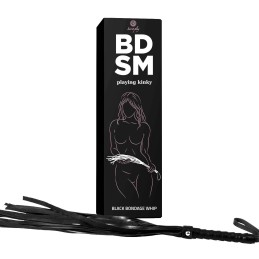 Fouet de bondage noire - Secret play - BDSM collection Taille unique