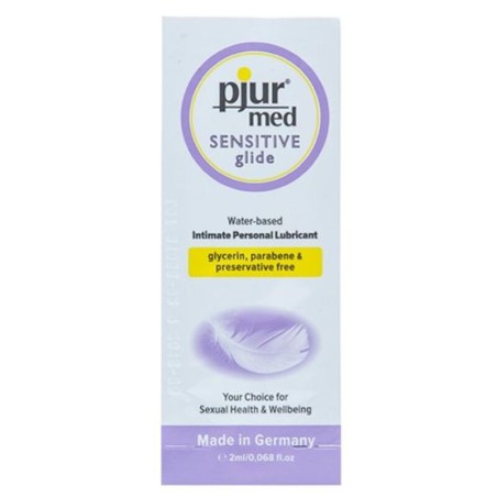 PJUR - MED LUBRIFIANT  BASE EAU SENSITIVE GLIDE 2 ML PJUR - MED LUBRIFIANT  BASE EAU SENSITIVE GLIDE 2 ML