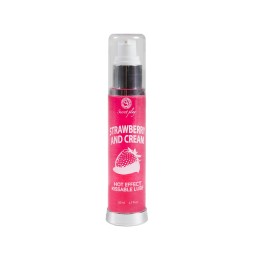 Lubrifiant effet chaud Fraise 50ml 3538 Taille unique - Secret Play -