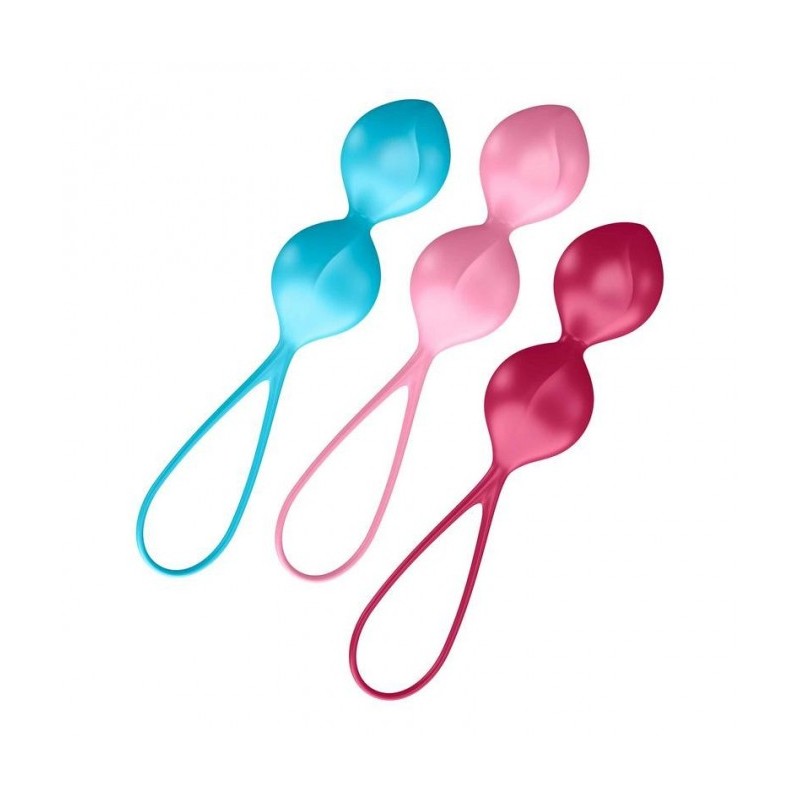 Boules de Geisha Satisfyer V Balls Expérimenté  - Set de 3  - Satisfyer -