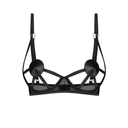 Euridia soutien-gorge - Noir XS/S - Obsessive Freedom - Lingerie Femme Euridia soutien-gorge - Noir XS/S - Obsessive Freedom - Lingerie Femme