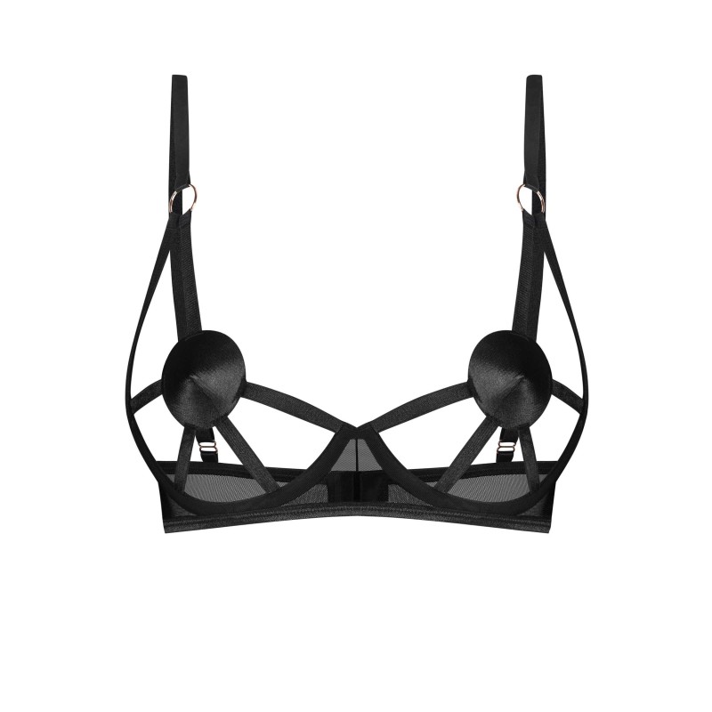 Euridia soutien-gorge - Noir M/L - Obsessive Freedom - Lingerie Femme Euridia soutien-gorge - Noir M/L - Obsessive Freedom - Lingerie Femme