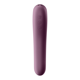 Stimulateur et Vibromasseur Satisfyer Dual Kiss - Mauve Taille unique