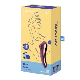 Stimulateur et Vibromasseur Satisfyer Dual Kiss - Mauve Taille unique