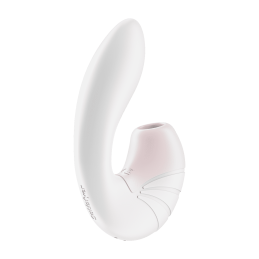 Stimulateur clitoridien et Vibromasseur point G Satisfyer Supernova - Blanc Taille unique