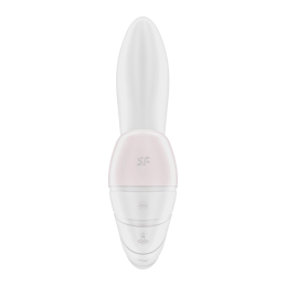 Stimulateur clitoridien et Vibromasseur point G Satisfyer Supernova - Blanc Taille unique