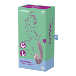 Stimulateur clitoridien et Vibromasseur point G Satisfyer Supernova - Rose Taille unique Stimulateur clitoridien et Vibromasseur point G Satisfyer Supernova - Rose Taille unique