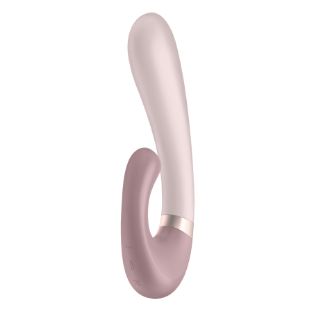 Stimulateur clitoridien et Vibromasseur point G Satisfyer Heat Wave Connect App - Mauve Taille unique - Satisfyer - Vibrateurs