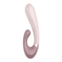 Stimulateur clitoridien et Vibromasseur point G Satisfyer Heat Wave Connect App - Mauve Taille unique - Satisfyer - Vibrateurs