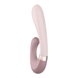 Stimulateur clitoridien et Vibromasseur point G Satisfyer Heat Wave Connect App - Mauve Taille unique