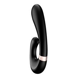 Stimulateur clitoridien et Vibromasseur point G Satisfyer Heat Wave Connect App - Noir Taille unique