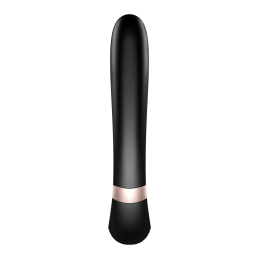 Stimulateur clitoridien et Vibromasseur point G Satisfyer Heat Wave Connect App - Noir Taille unique