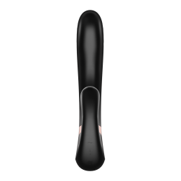 Stimulateur clitoridien et Vibromasseur point G Satisfyer Heat Wave Connect App - Noir Taille unique