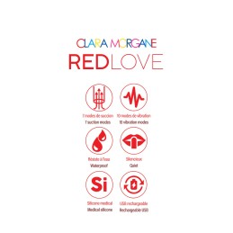 Red love - Stimulateur clitoridien Taille unique Red love - Stimulateur clitoridien Taille unique