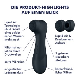 Pro 2 Génération 3 Air pulse - Noir Satisfyer Taille unique