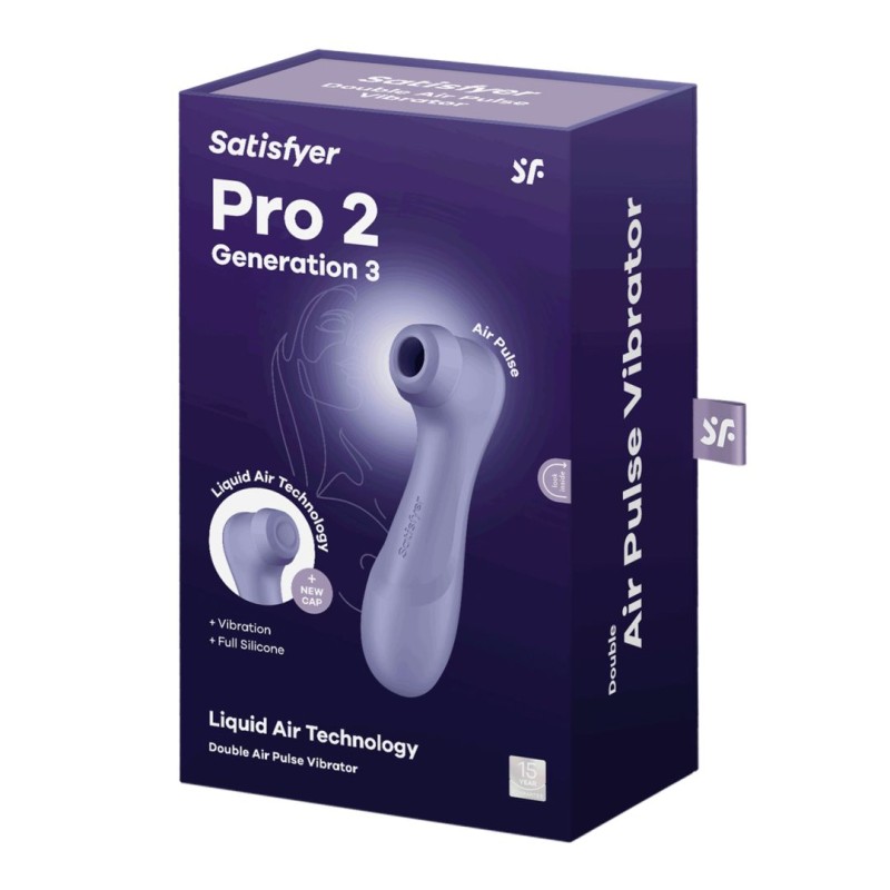 Pro 2 Génération 3 Air pluse - Lila Satisfyer Taille unique - Satisfyer - Vibrateurs