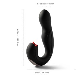 Joi Pro 2 Black - Vibrateur - lécheur de clitoris rotatif é téte télécommandée pour le point G Joi Pro 2 Black - Vibrateur - lécheur de clitoris rotatif é téte télécommandée pour le point G