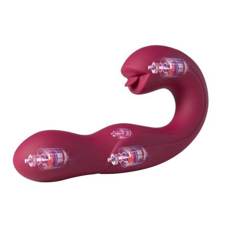 Joi Pro 2 Violet - Vibrateur - lécheur de clitoris rotatif é téte télécommandée pour le point G  - Honey Play box - Vibrateurs