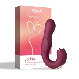 Joi Pro 2 Violet - Vibrateur - lécheur de clitoris rotatif é téte télécommandée pour le point G