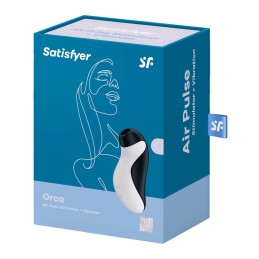 Orca stimulateur clitoridien et vibromasseur - Noir Satisfyer Taille unique
