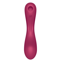 Curvy trinity 1 - 3 en 1 Rouge Satisfyer Taille unique - Satisfyer - Vibrateurs