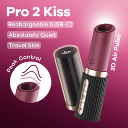 Pro 2 Kiss - Air pulse et vibration Taille unique - Satisfyer - Vibrateurs