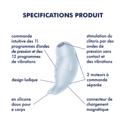 Seal you soon Satisfyer - Air pulse et vibration Taille unique