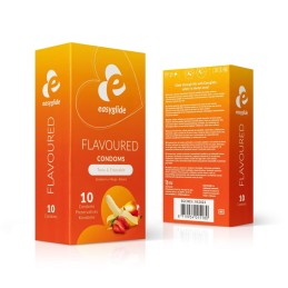 Préservatifs parfumés Easyglide - 10 piéces Taille unique - Easyglide - Préservatifs