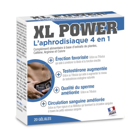 XL Power Homme - 20 gélules Taille unique - Labophyto - Stimulants XL Power Homme - 20 gélules Taille unique - Labophyto - Stimulants