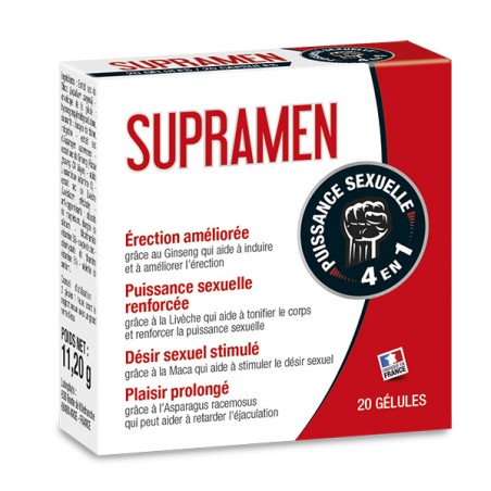 Supramen Homme - 20 gélules Taille unique - Labophyto - Stimulants