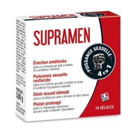 Supramen Homme - 10 gélules Taille unique - Labophyto - Stimulants