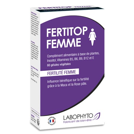 FertiTop Femme - 60 gélules Taille unique - Labophyto - Stimulants FertiTop Femme - 60 gélules Taille unique - Labophyto - Stimulants