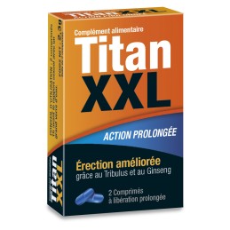 Titan XXL Homme - 2 gélules Taille unique - Labophyto - Stimulants