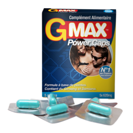 Gmax Power Caps Homme - 5 gélules Taille unique - Gmax - Stimulants