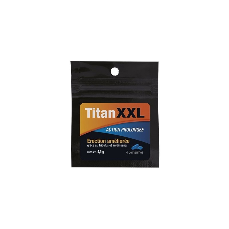 Titan XXL Homme - 4 comprimés Taille unique - Labophyto - Stimulants