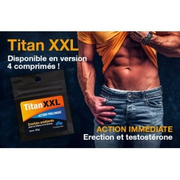 Titan XXL Homme - 4 comprimés Taille unique - Labophyto - Stimulants