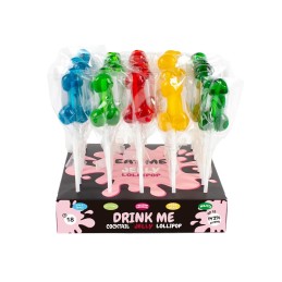 PRéSENTOIR DE SUCETTES PéNIS AVEC ALCOOL Taille unique - Secret Play - Goodies
