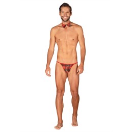 Mr Merrilo - String et n?ud papillon Rouge Taille unique