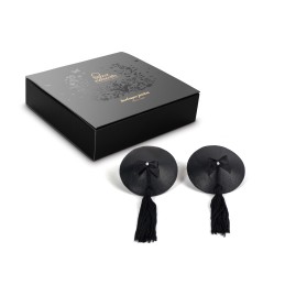 Cache-tétons Burlesque - Noir Taille unique - Bijoux Indiscrets - Lingerie Femme