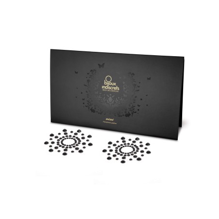 Mimi - Bijoux de seins Strass - Noir  - Bijoux Indiscrets - Lingerie Femme