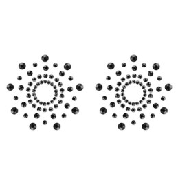 Mimi - Bijoux de seins Strass - Noir