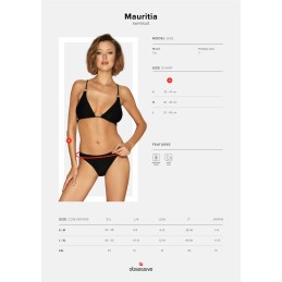 Maillot de bain 1 pc Mauritia  - Noir M Maillot de bain 1 pc Mauritia  - Noir M